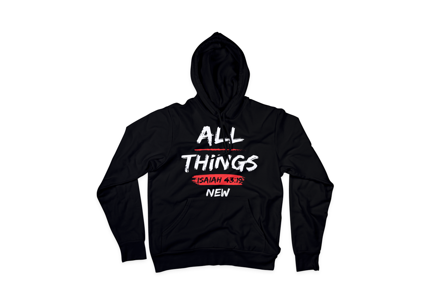 "ALL THINGS NEW" Hoodies Red