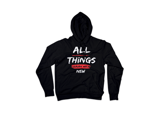 "ALL THINGS NEW" Hoodies Red