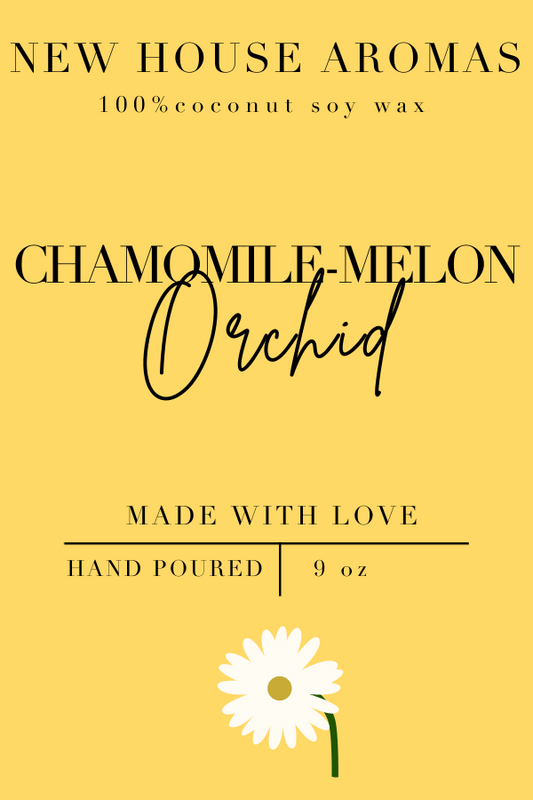 Chamomile-Melon Orchid 9oz Candle