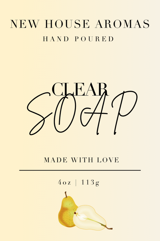 Clear Pear Organic Handmade Soap