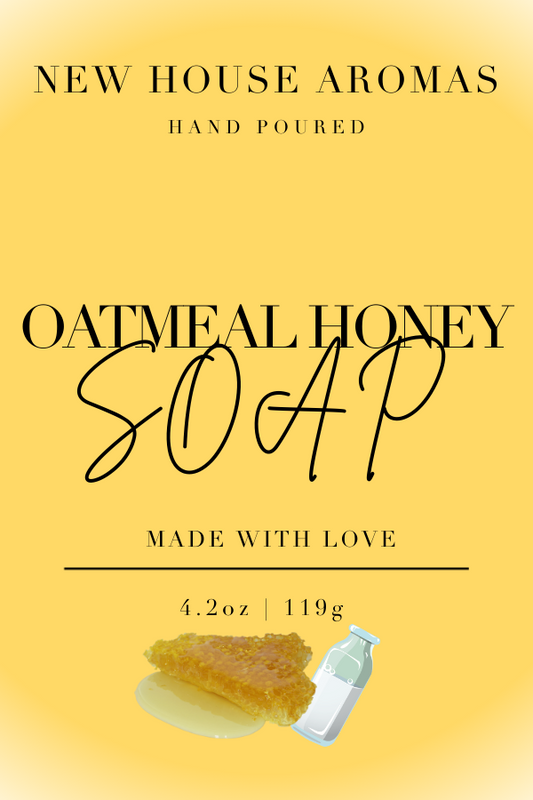 Oatmeal Honey Organic Homemade Soap