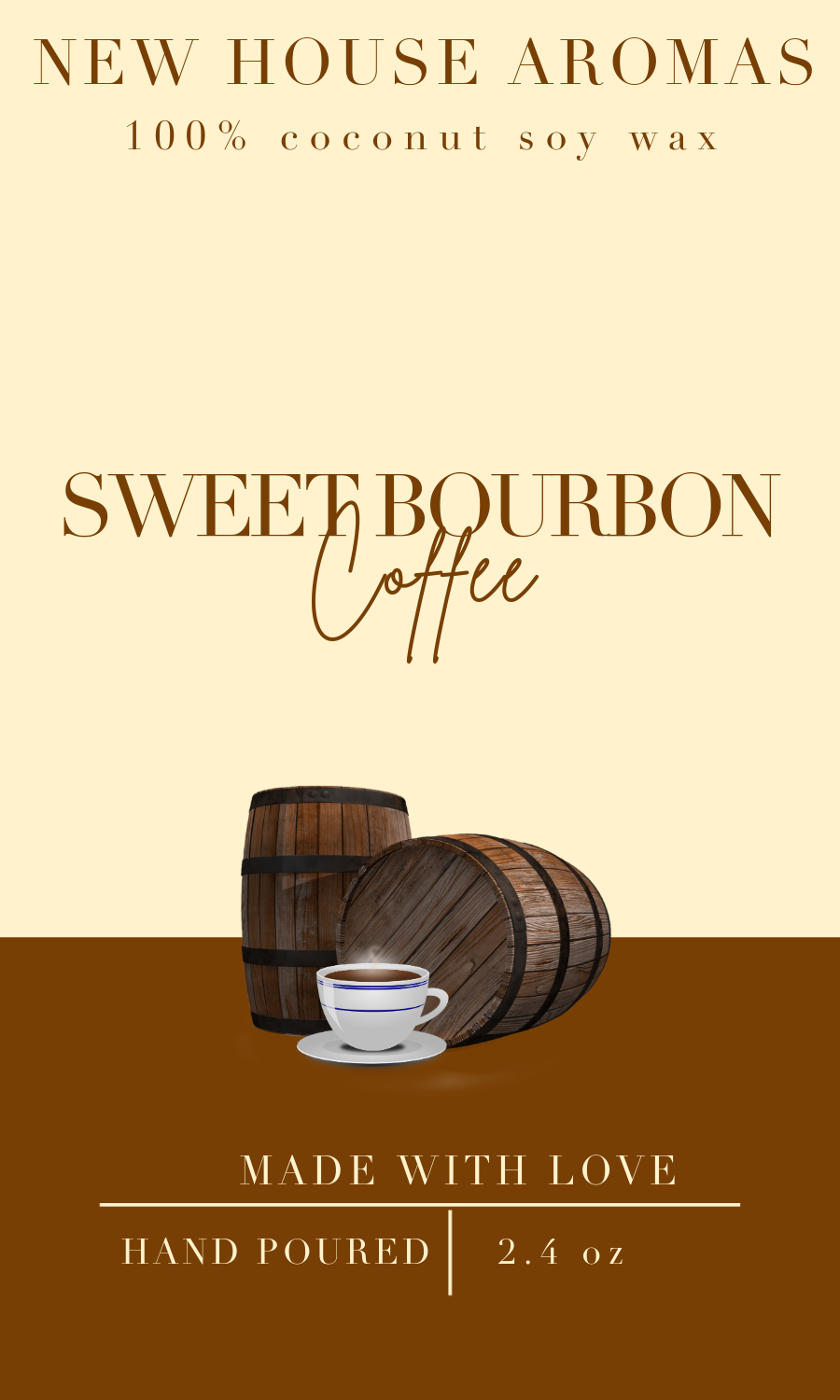 "Sweet Bourbon Coffee" Wax melts