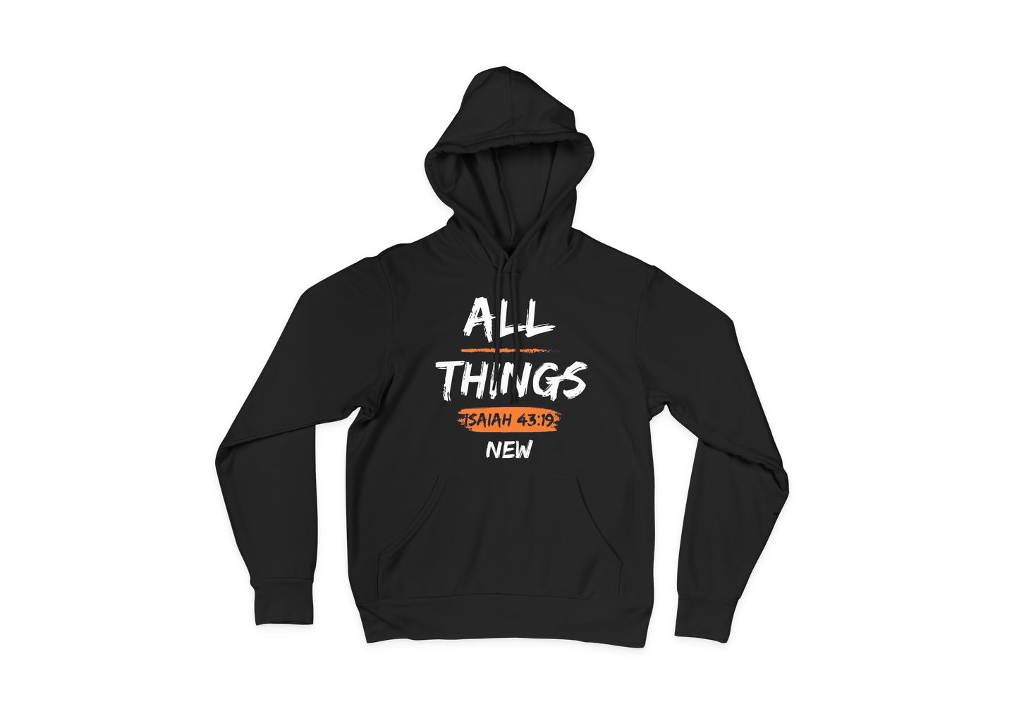 "ALL THINGS NEW" Hoodies Orange